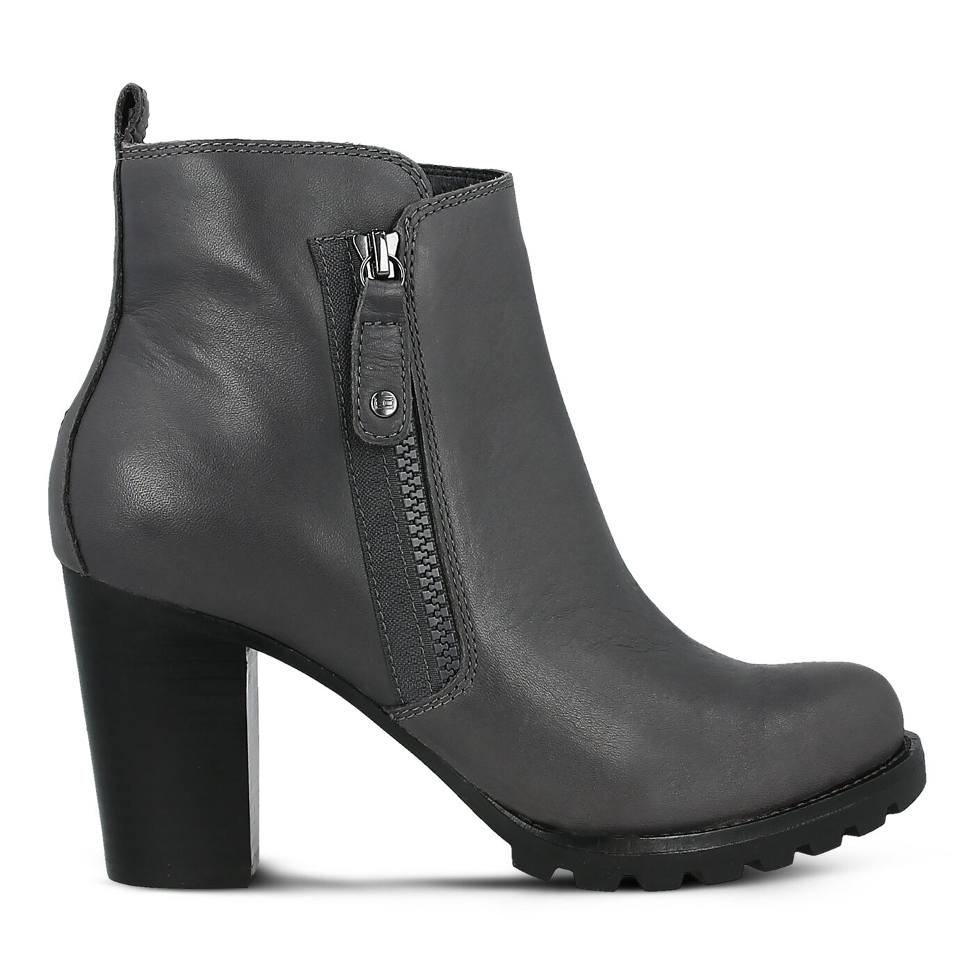 Damskie botki / sztyblety TOMMY HILFIGER ISABELLA 16A fw0fw01845008 kolor szary