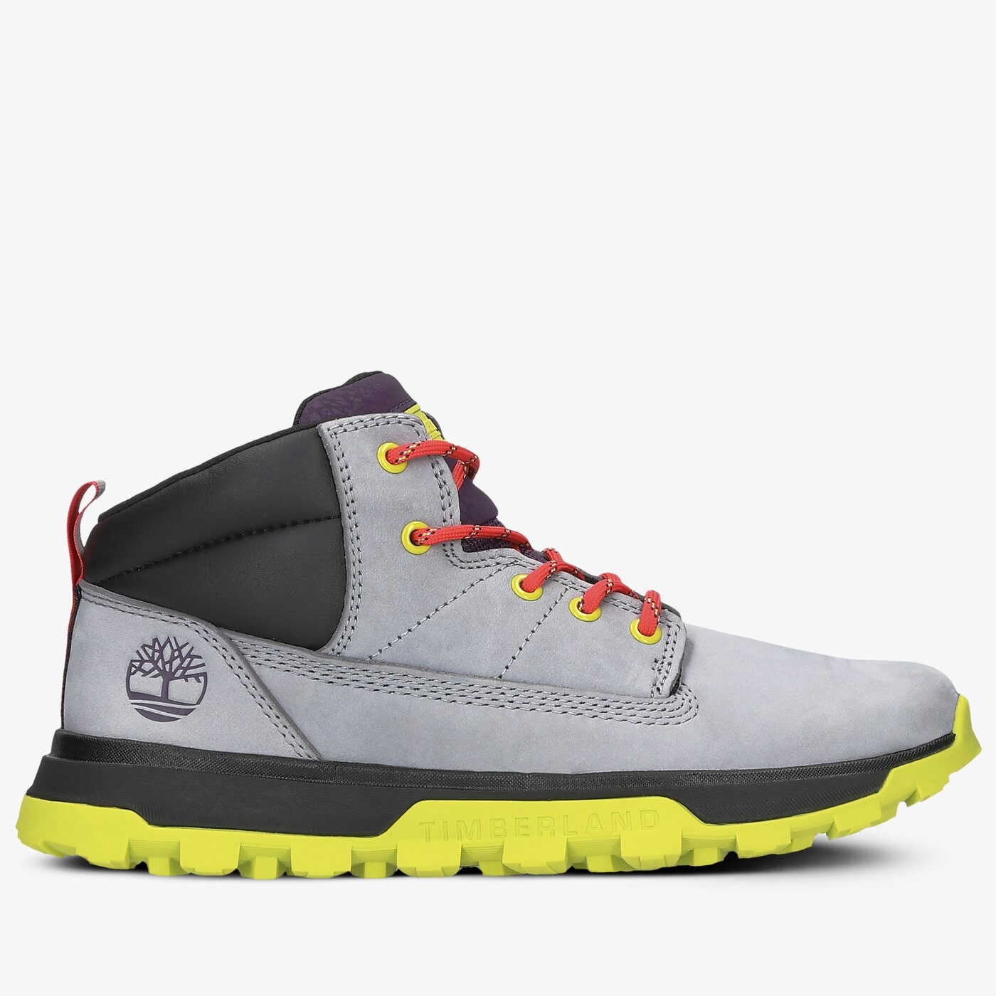 Dziecięce buty outdoor / trekkingowe TIMBERLAND TREELINE MID tb0a26j70501 kolor szary
