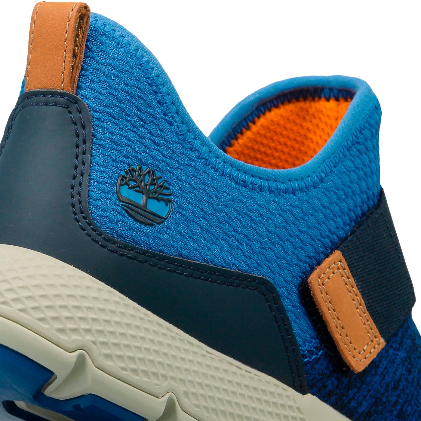 Dziecięce sneakersy (buty) TIMBERLAND FLYROAM FABRIC H&L OX ca1se8 kolor niebieski