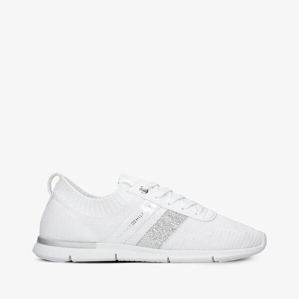 Damskie sneakersy (buty) TOMMY HILFIGER FEMININE LIGHTWEIGHT SNEAKER fw0fw05014ybr kolor biały