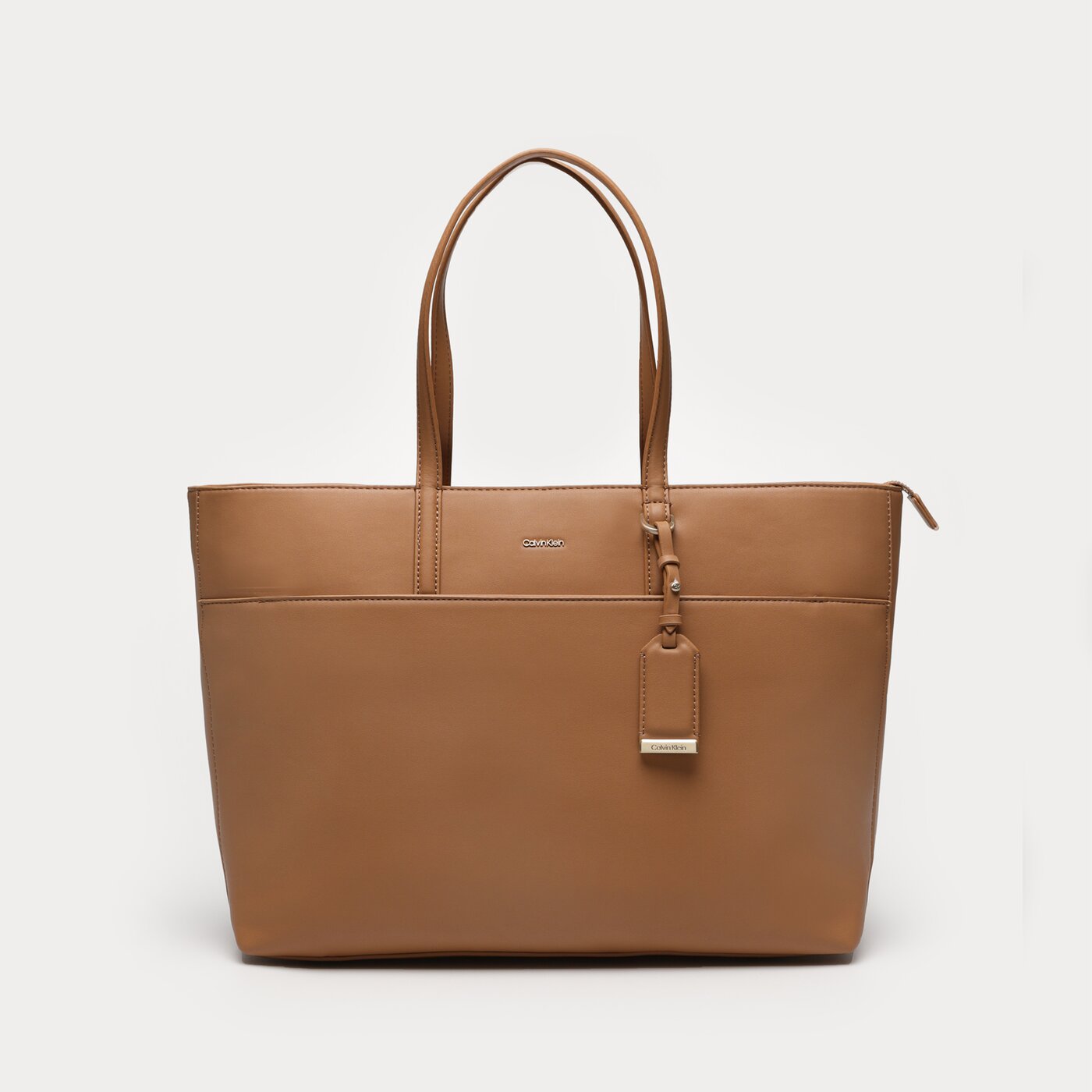 Damska torebka CALVIN KLEIN TOREBKA CK MUST SHOPPER LG k60k610747ga5 kolor brązowy