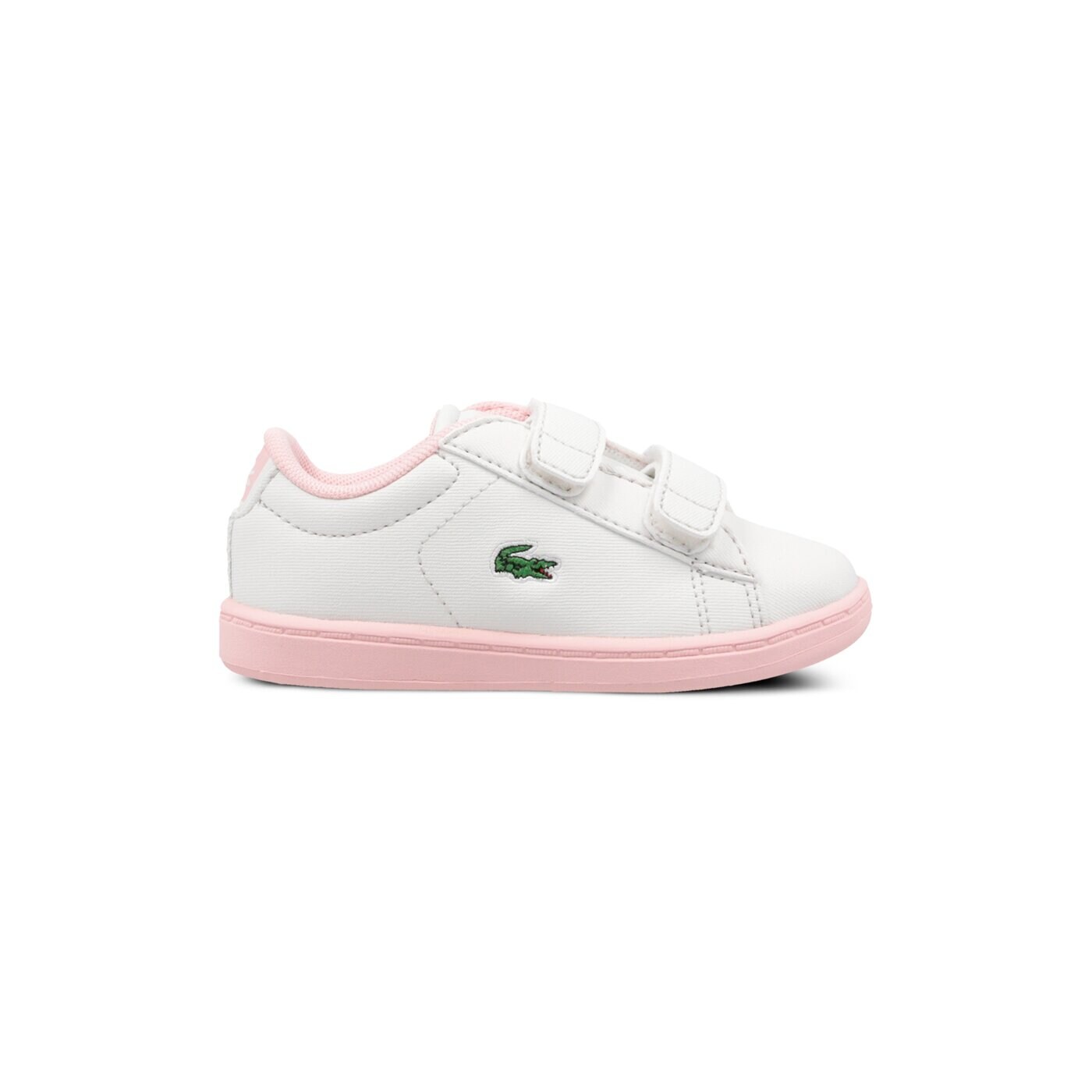 Dziecięce sneakersy (buty) LACOSTE CARNABY EVO STRAP 1191SUI 737sui0005uh1 kolor biały