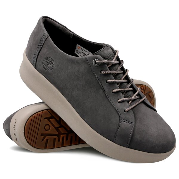 Damskie sneakersy (buty) TIMBERLAND BERLIN PARK OXFORD a1rx5 kolor szary
