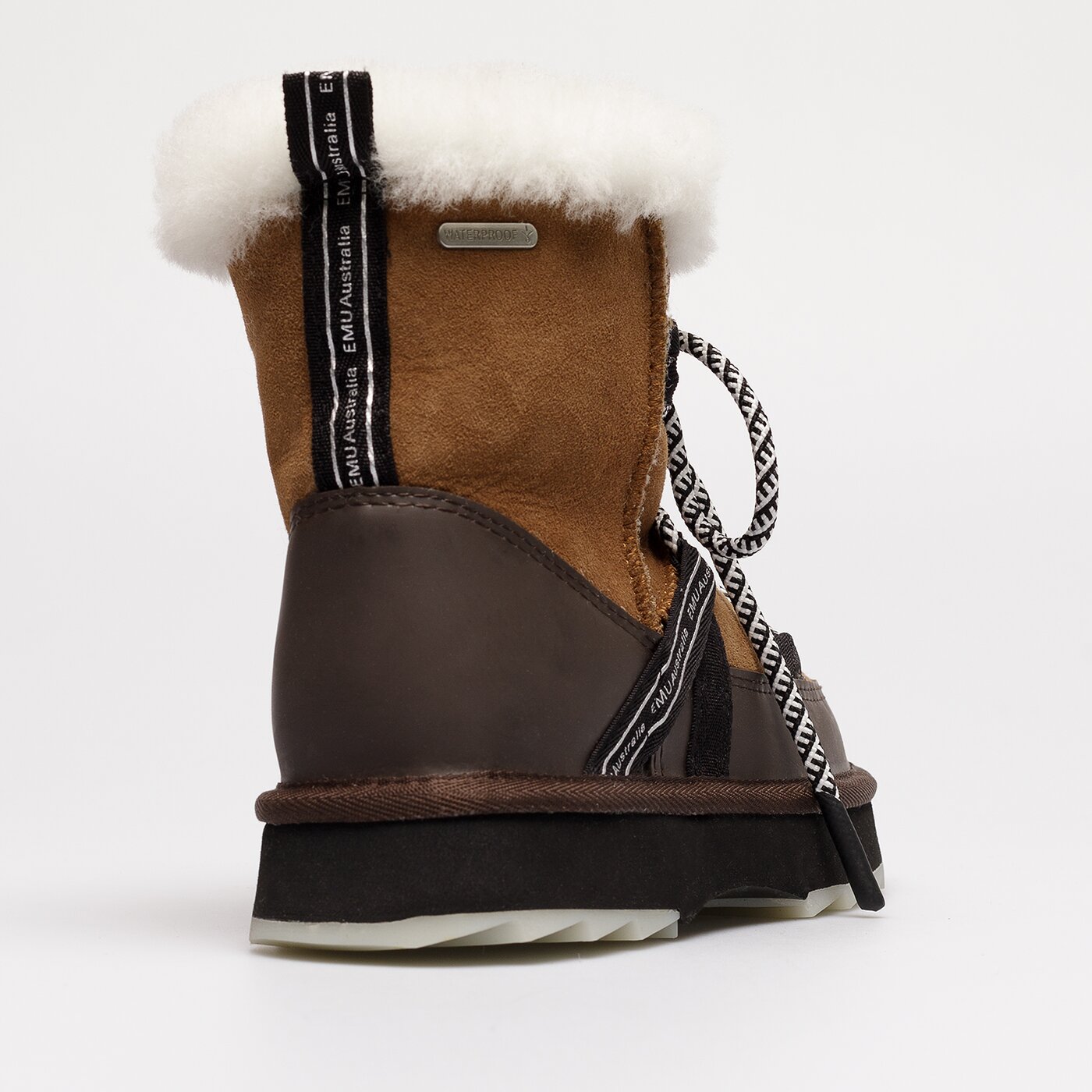 Damskie śniegowce EMU AUSTRALIA BLURRED w12641chestnut kolor brązowy