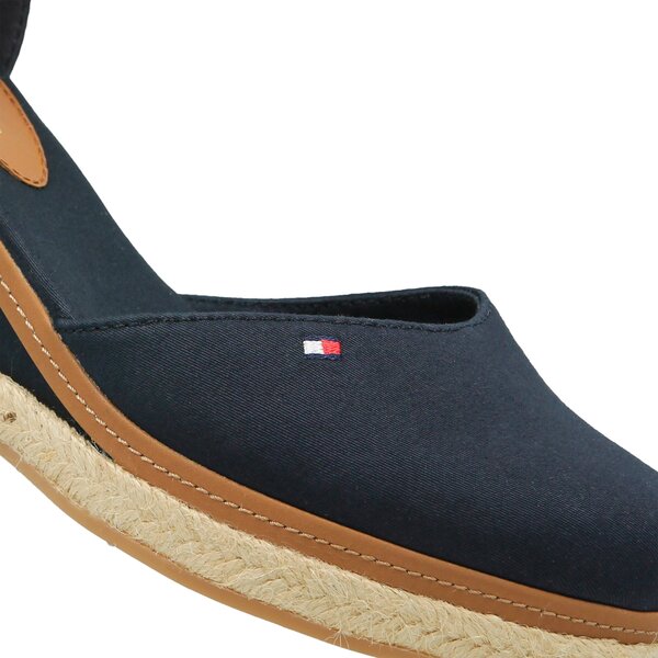 Damskie sandały TOMMY HILFIGER ICONIC ELBA BASIC CLOSED TOE fw0fw02838403 kolor granatowy