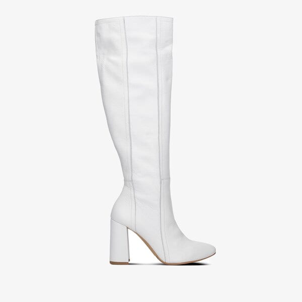 Damskie kozaki SYMBIOSIS BIG EXPECTATIONS HIGH BOOTS  sywc219017 kolor biały