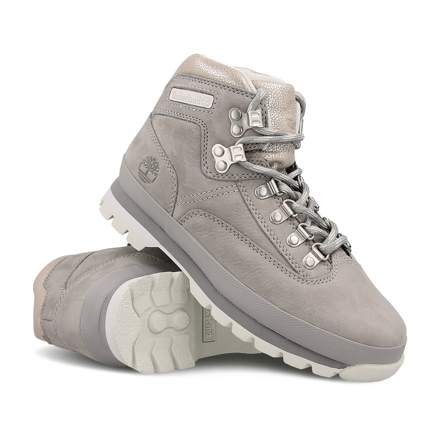 Damskie buty outdoor (trekkingowe) TIMBERLAND EURO HIKER LEATHER a197j kolor szary