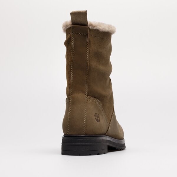 Damskie botki / sztyblety TIMBERLAND HANNOVER HILL PULL ON WARM WP tb0a5nx39011 kolor brązowy