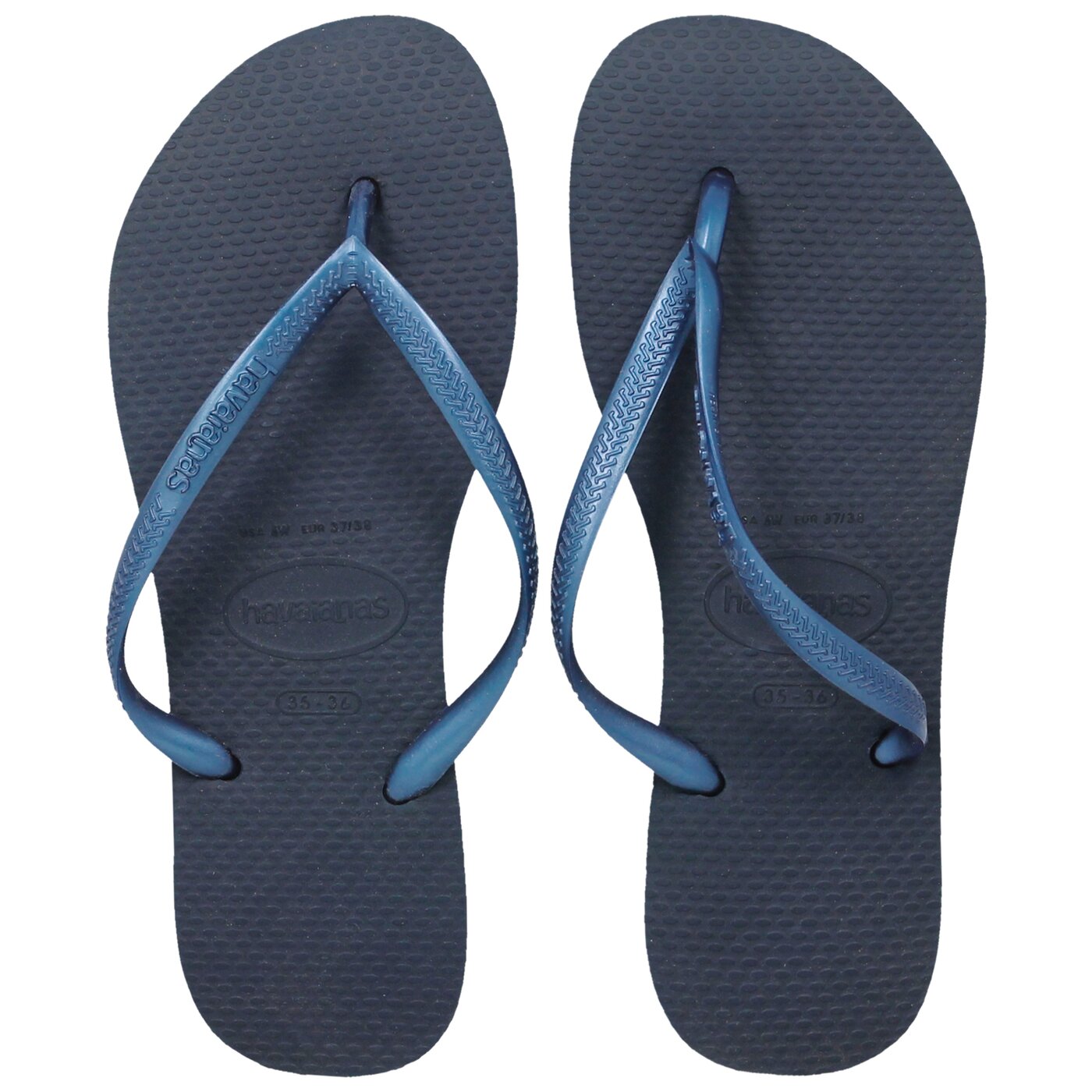Damskie klapki HAVAIANAS SLIM 40000300555 kolor granatowy