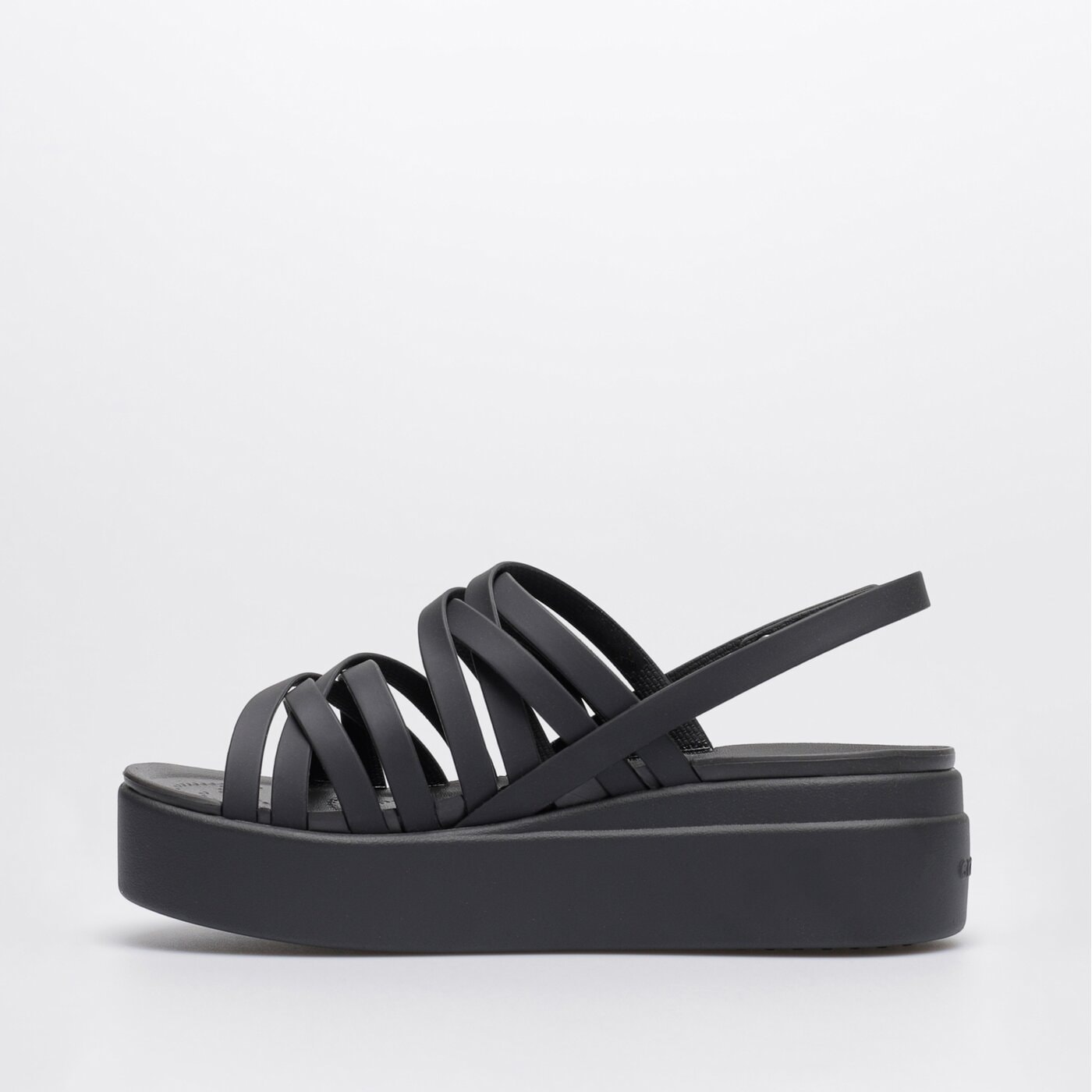 Damskie sandały CROCS CROCS BROOKLYN STRAPPY LOWWDGW 206751001 kolor czarny