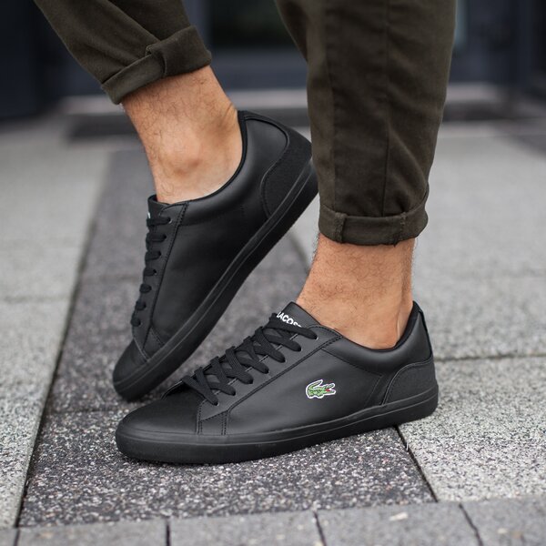 Męskie trampki LACOSTE LEROND 317 1 734cam004102h kolor czarny