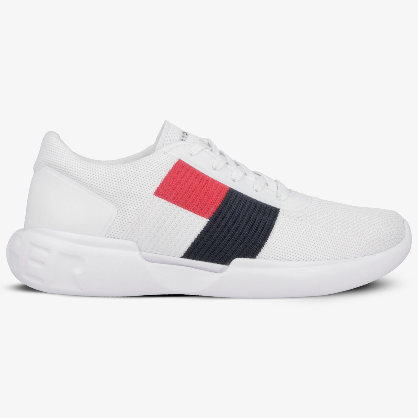 Męskie sneakersy (buty) TOMMY HILFIGER TATE 7C KNIT fm0fm02275100 kolor biały
