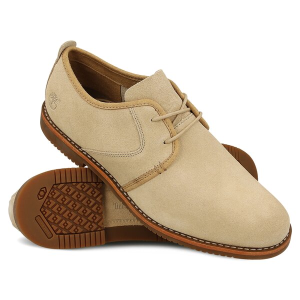 Męskie półbuty TIMBERLAND BROOKLYN PARK LEATHER OXFORD  a1gyq kolor beżowy