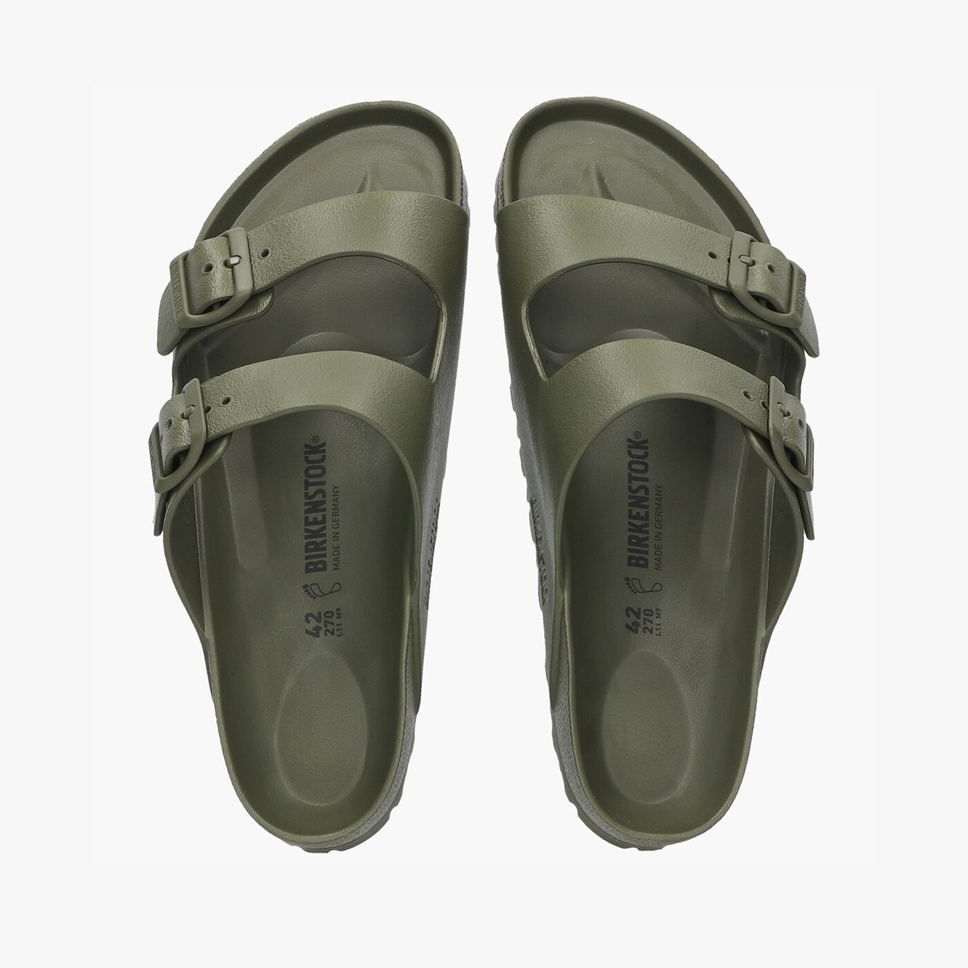 Męskie klapki BIRKENSTOCK ARIZONA EVA  1019094 kolor khaki