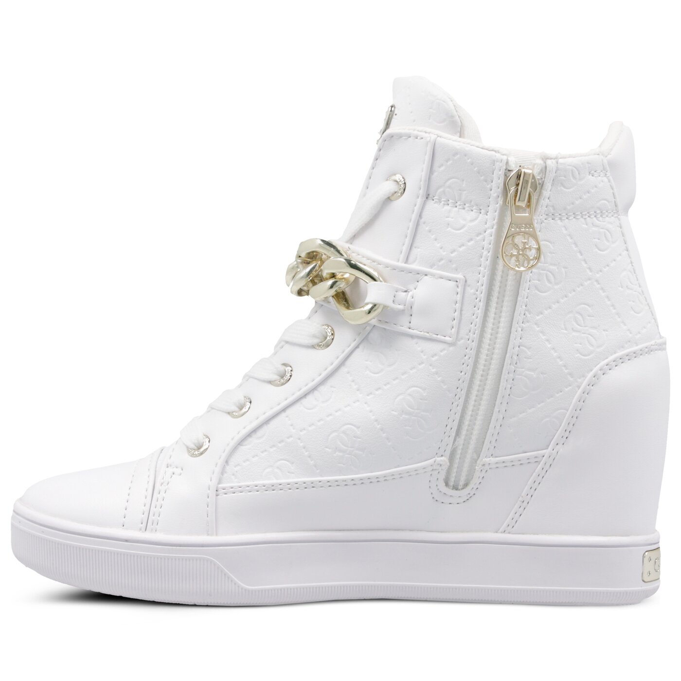 Damskie trampki GUESS FLIPPER flflr4fal12white kolor biały