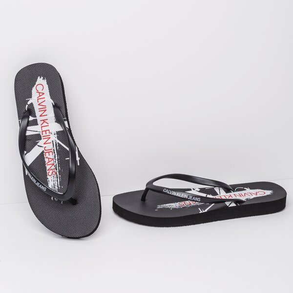 Damskie klapki CALVIN KLEIN DORINDA b4r0905001 kolor czarny