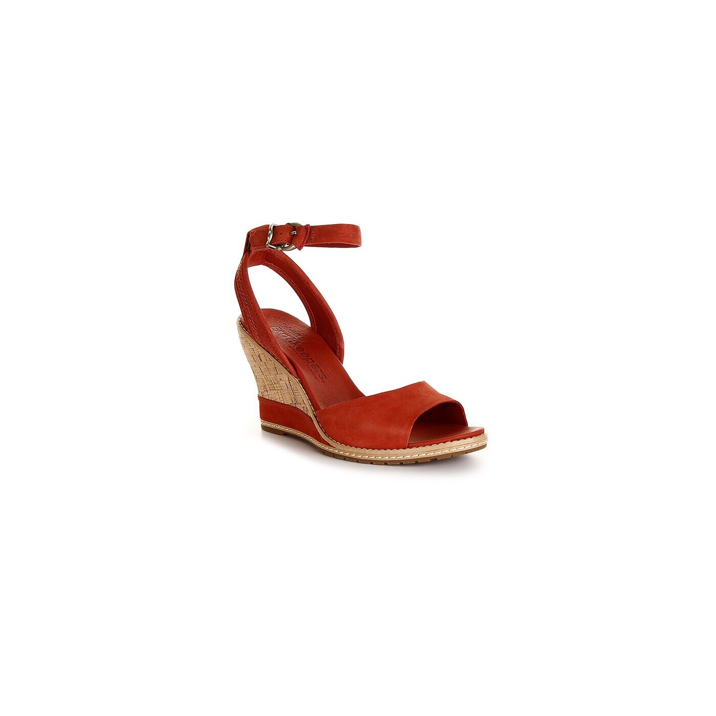 Damskie sandały TIMBERLAND EK MAESLIN ANKLE STRAP SANDAL 8042r kolor czerwony