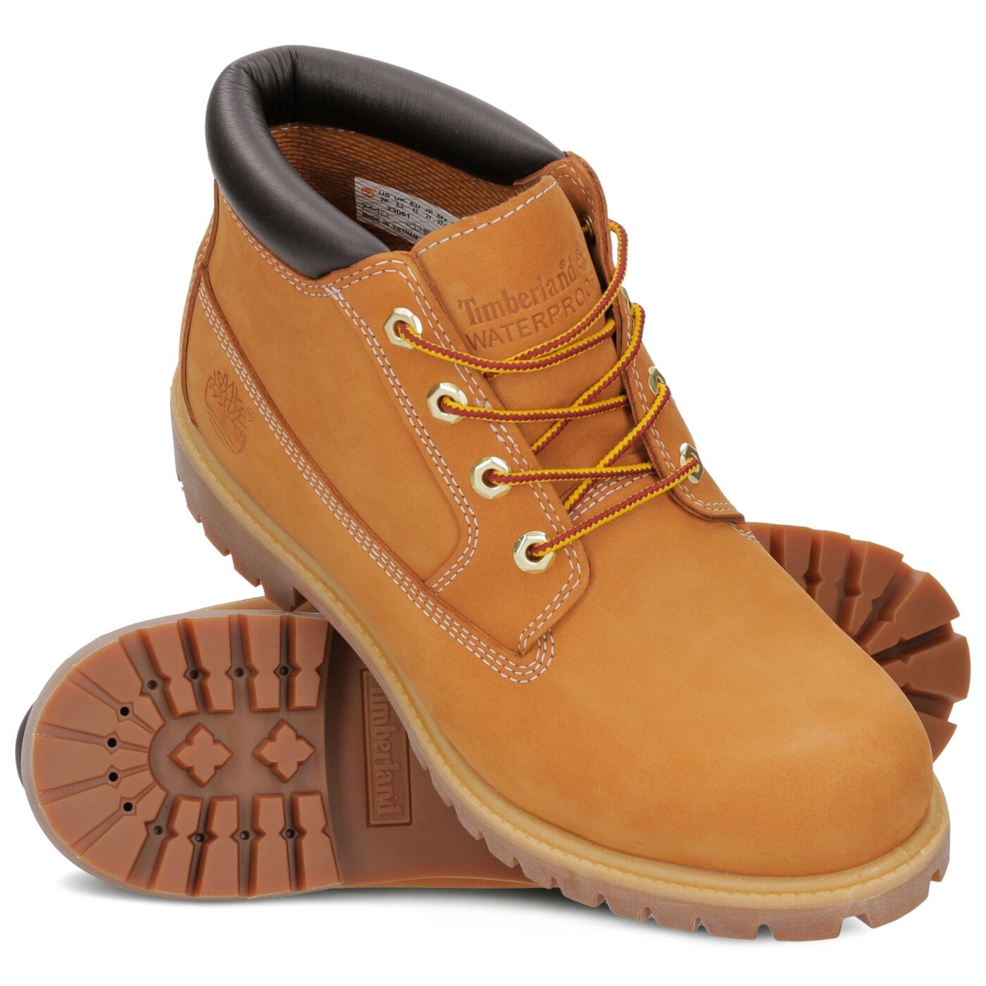Męskie trapery TIMBERLAND PREMIUM WP CHUKKA tb1230612311 kolor żółty