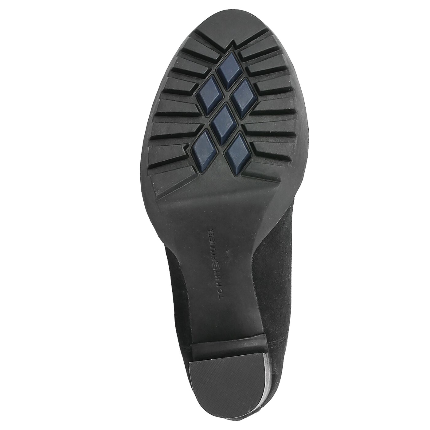 Damskie botki / sztyblety TOMMY HILFIGER ILEEN 18B1 fw0fw01797403 kolor granatowy