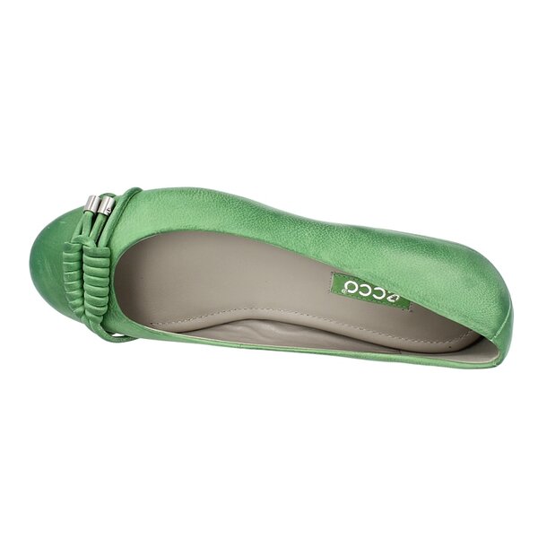 Damskie baleriny (buty) ECCO OWANDO 35605302498 kolor zielony