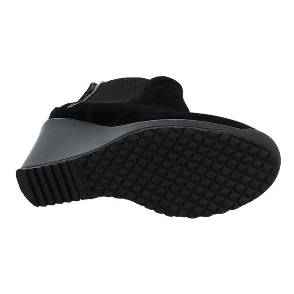 Damskie botki / sztyblety LACOSTE TERRIANNE 728srw1144024 kolor czarny