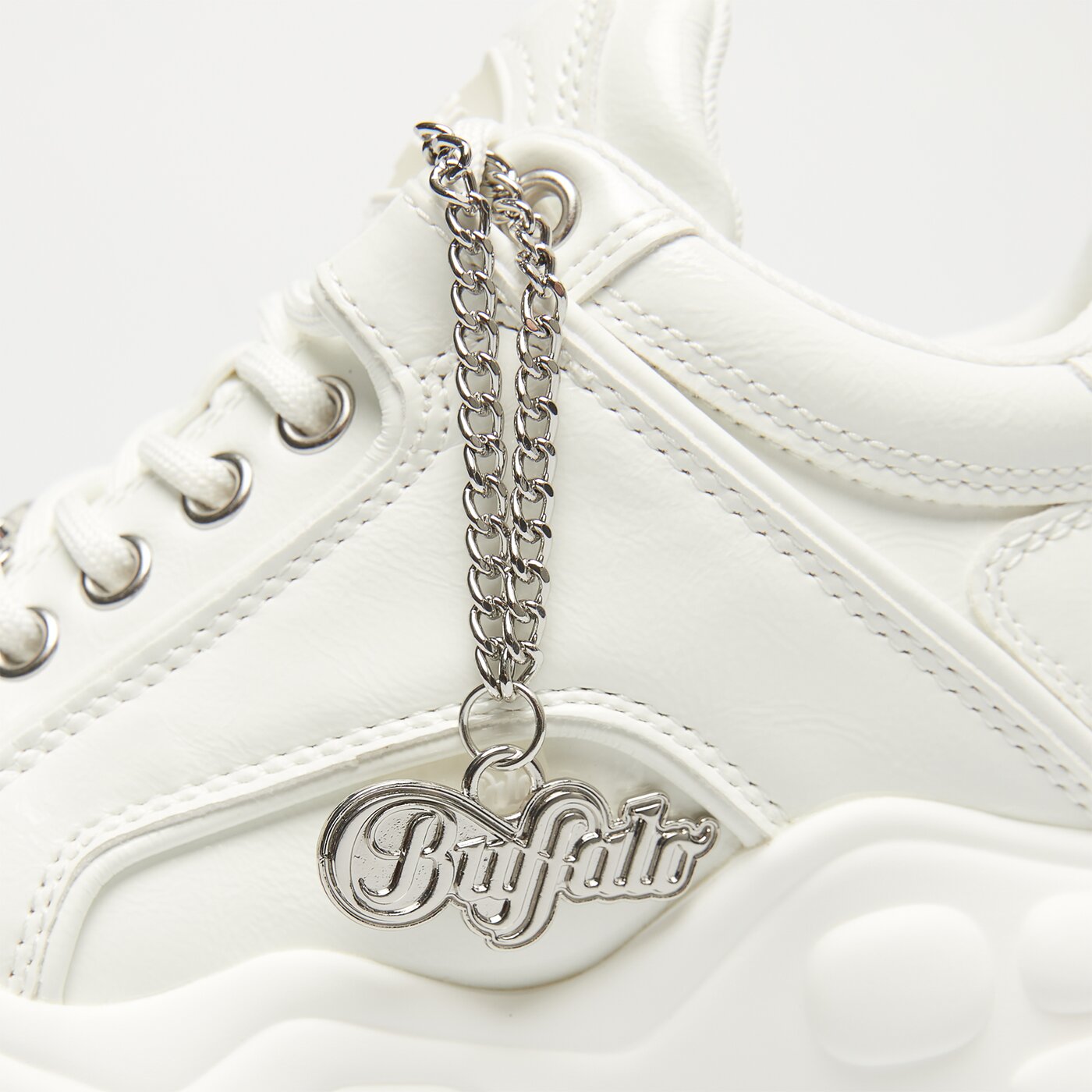 Damskie sneakersy (buty) BUFFALO BINARY GLAM 1630864 kolor biały