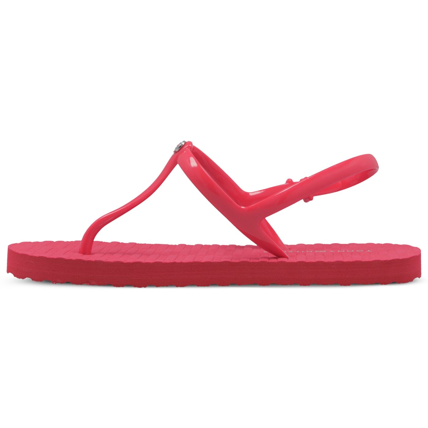 Damskie sandały TOMMY HILFIGER INT CARO 1R FLAT STRAPPY BEACH SANDAL fw0fw03923611 kolor czerwony