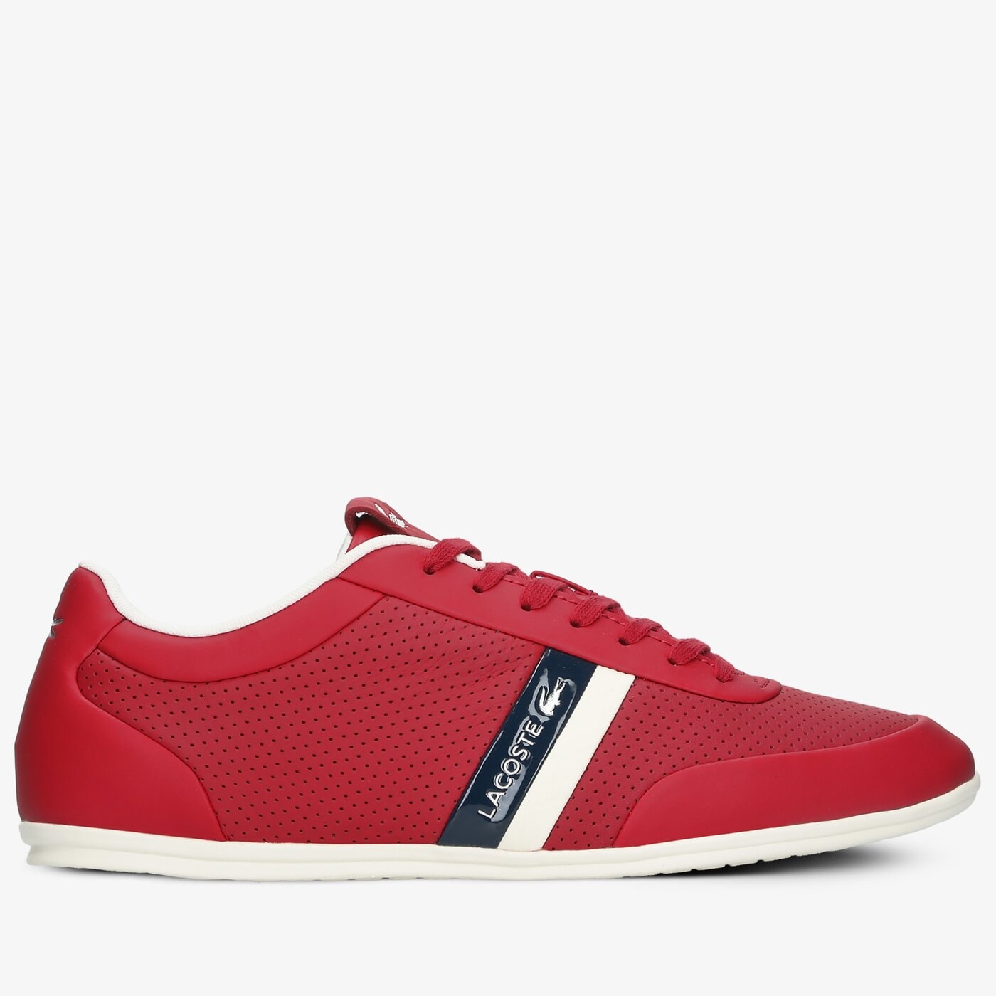 Męskie sneakersy (buty) LACOSTE STORDA 0120 1 CMA 740cma0042rs7 kolor czerwony