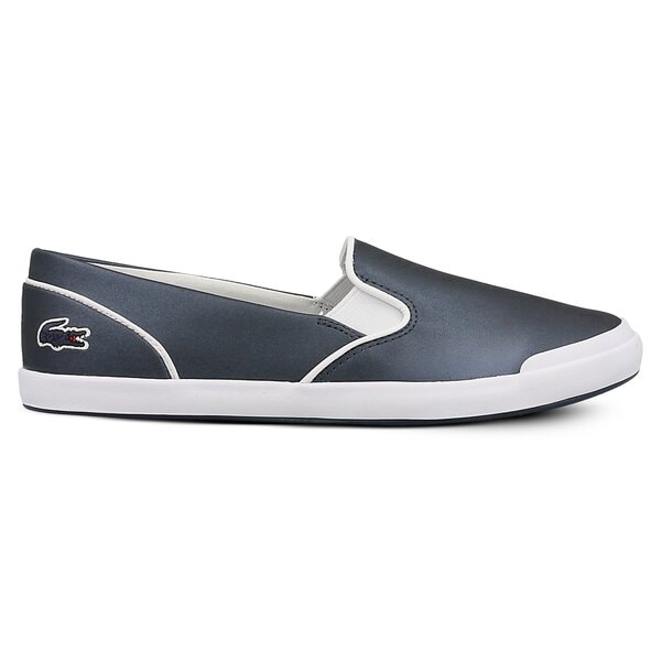 Damskie trampki LACOSTE LANCELLE SLIP ON 117 2 733caw1036003 kolor granatowy