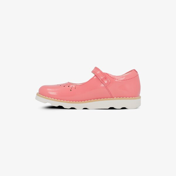 Dziecięce sandały / klapki CLARKS CROWN JUMP T 26141125 kolor różowy