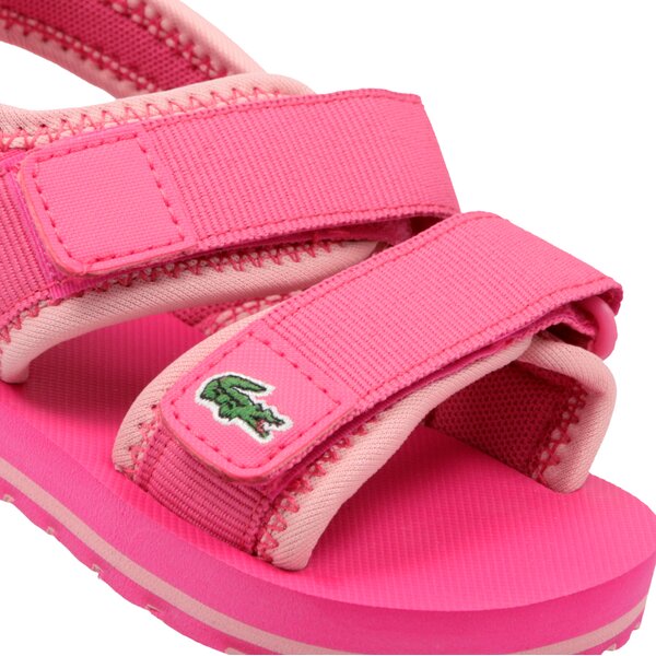 Dziecięce sandały / klapki LACOSTE SOL 119 1 CUI 737cui00222j4 kolor różowy