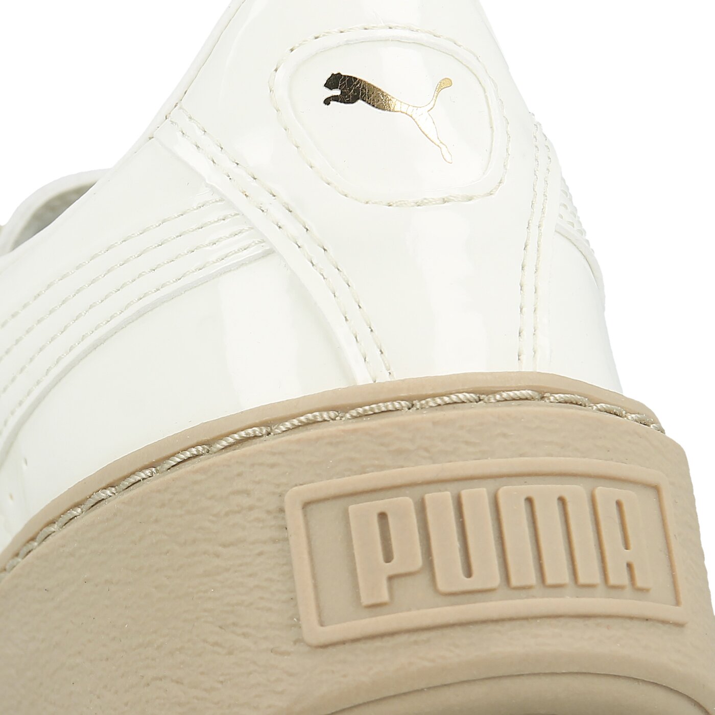 Damskie sneakersy (buty) PUMA BASKET PLATFORM PATENT WN'S 36331405 kolor biały
