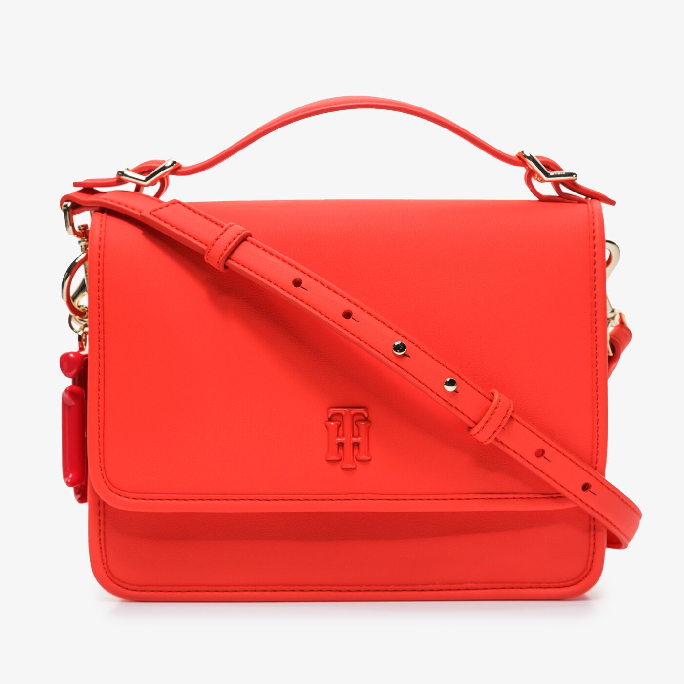 Damska torebka TOMMY HILFIGER TOREBKA CHIC CROSSOVER aw0aw07983sn6 kolor czerwony