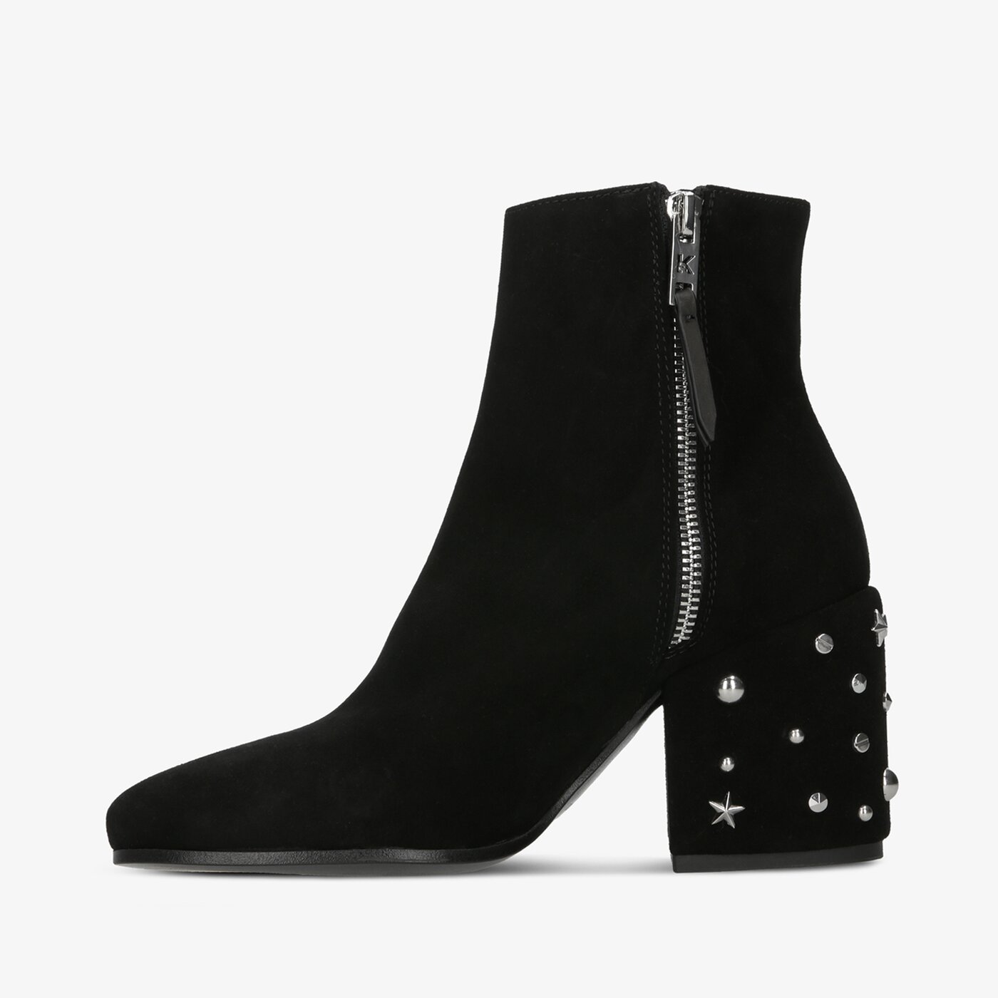 Damskie botki / sztyblety KARL LAGERFELD LAVINIA CELESTIA HEEL ANKLE kl31456000 kolor czarny