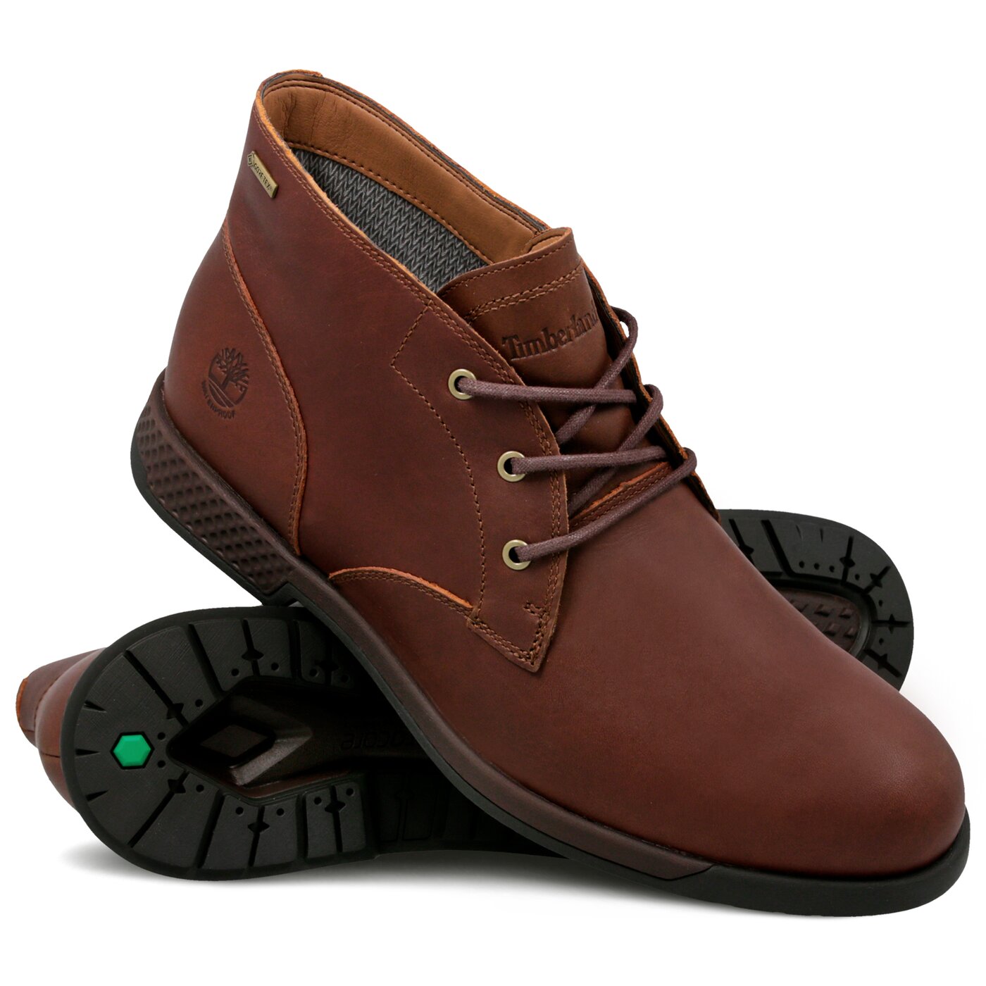 Męskie buty za kostkę TIMBERLAND CITY'S EDGE GTX CHUKKA ca1r2d kolor brązowy