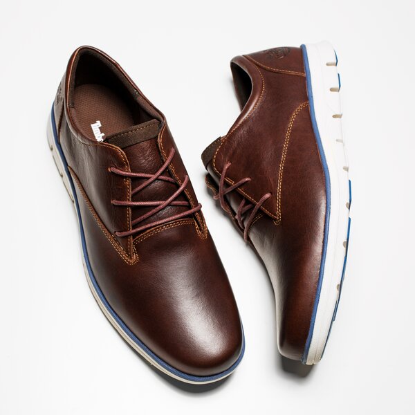Męskie buty za kostkę TIMBERLAND BRADSTREET PT OXFORD OXFORD a111k kolor brązowy