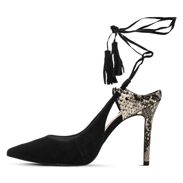 Damskie szpilki / czółenka GUESS BAJA flbaj1sue08black kolor czarny