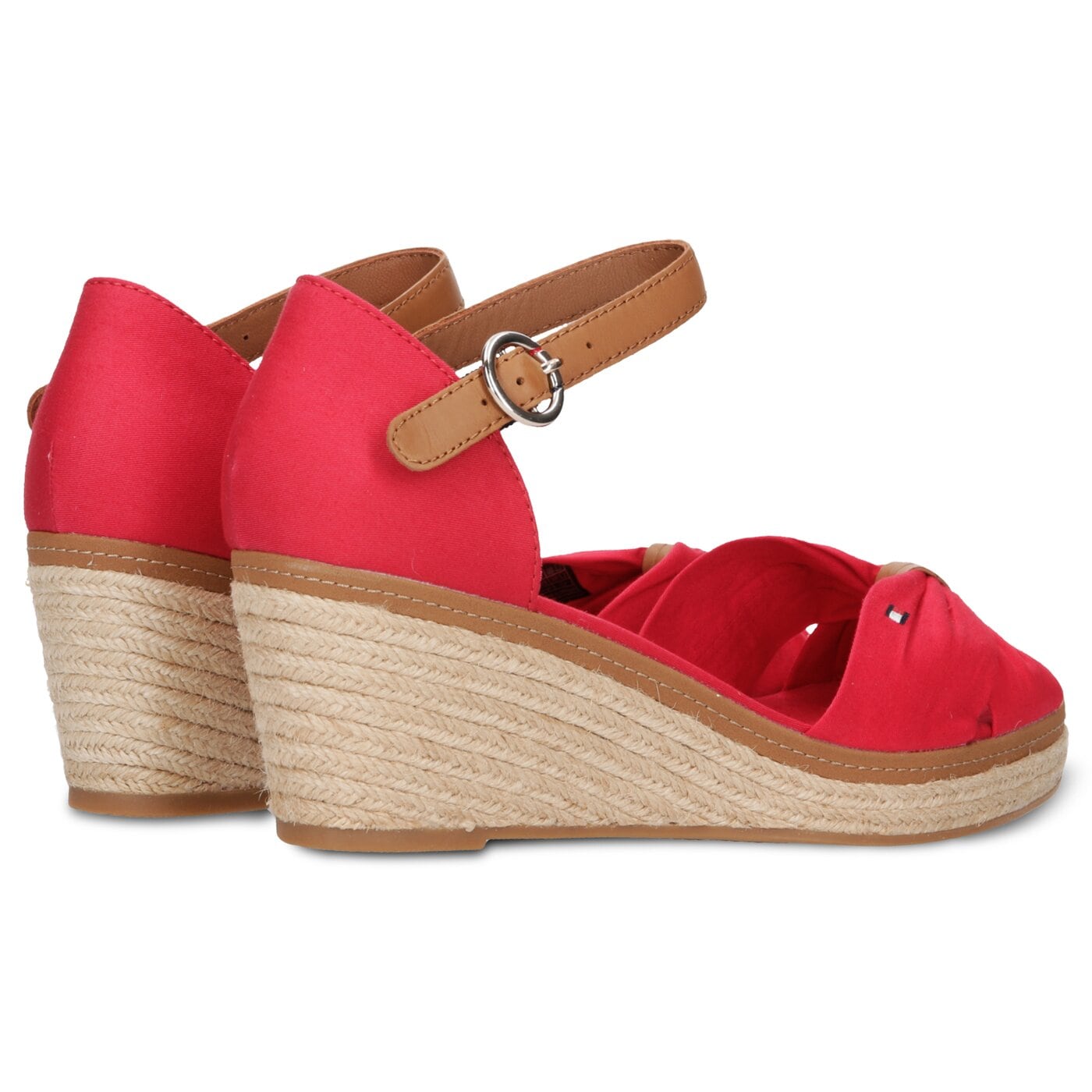 Damskie sandały TOMMY HILFIGER ELBA 40D ICONIC ELBA SANDAL fw0fw00906611 kolor czerwony