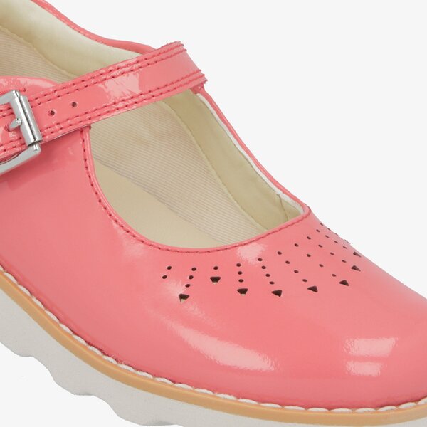 Dziecięce sandały / klapki CLARKS CROWN JUMP T 26141125 kolor różowy