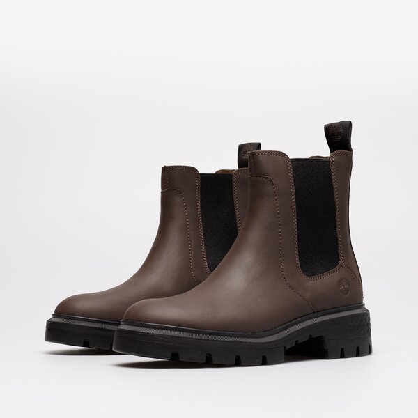 Damskie botki / sztyblety TIMBERLAND CORTINA VALLEY CHELSEA tb0a5t92v131 kolor brązowy