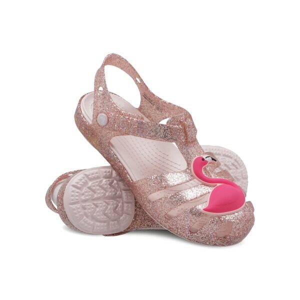 Dziecięce sandały / klapki CROCS ISABELLA CHARM SANDAL K 205535684k kolor różowy