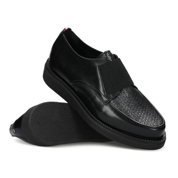 Damskie espadryle TOMMY HILFIGER K1385EEPER 1P en56822085990 kolor czarny