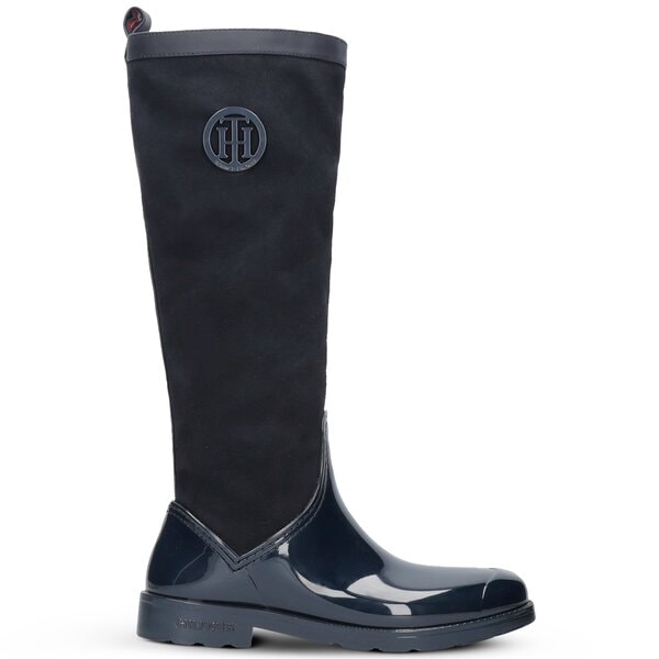 Damskie kalosze (buty gumowe) TOMMY HILFIGER OXFORD 9RW fw0fw01972403 kolor granatowy