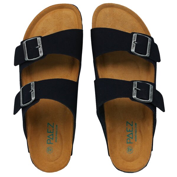 Męskie klapki PAEZ BIO MADE IN SPAIN NAVY 1832751h43-301 kolor granatowy