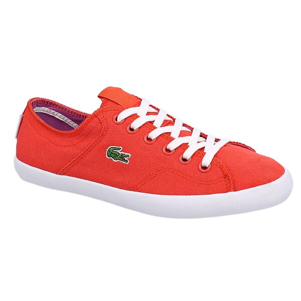 Damskie sneakersy (buty) LACOSTE RAMER SLEEK RES 729spw1023rr1 kolor czerwony