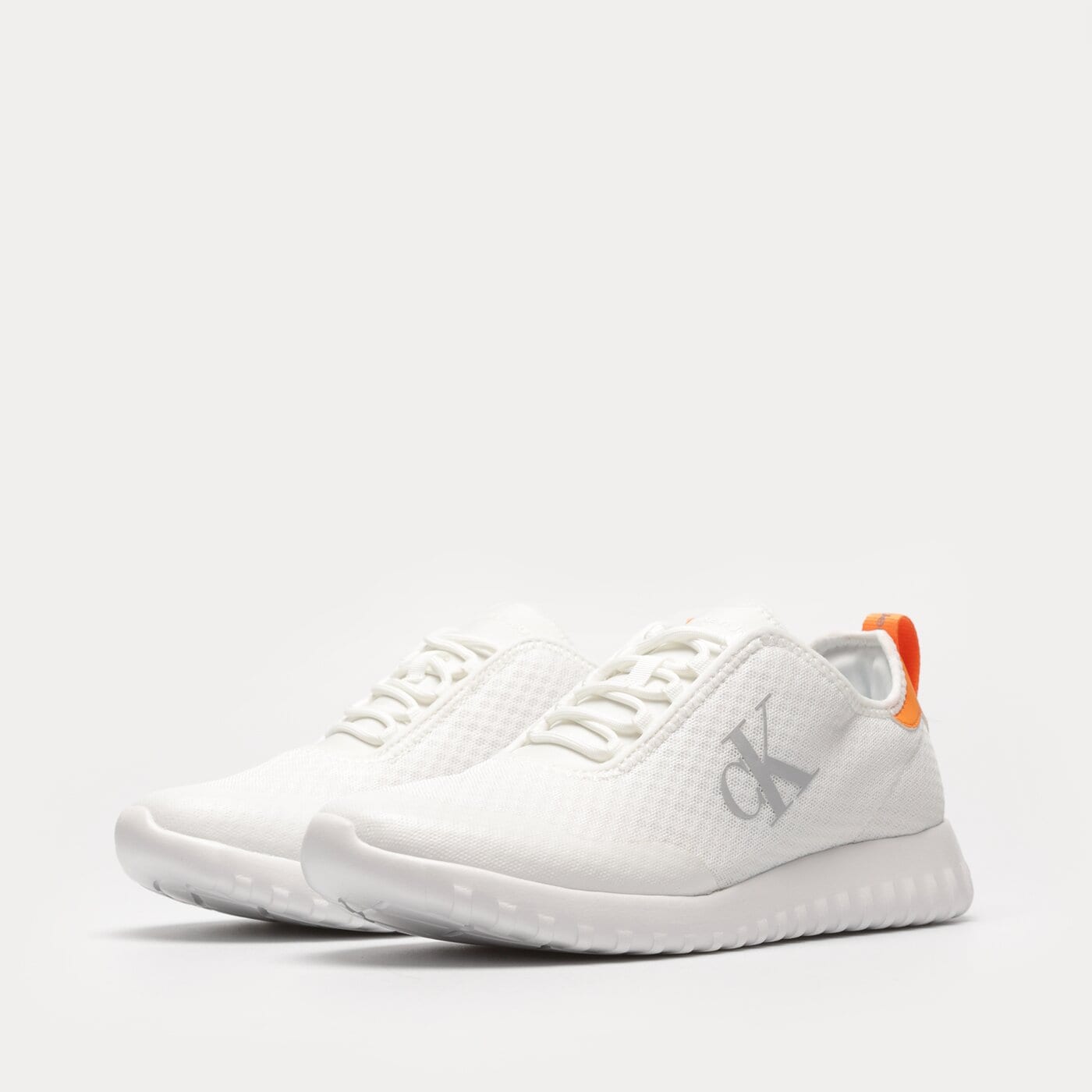 Męskie sneakersy (buty) CALVIN KLEIN SPORTY RUNNER EVA SLIPON MESH ym0ym006270k6 kolor biały