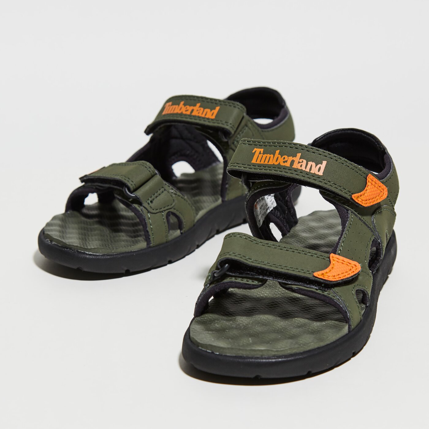 Dziecięce sandały / klapki TIMBERLAND PERKINS ROW 2-STRAP tb0a23sya581 kolor khaki