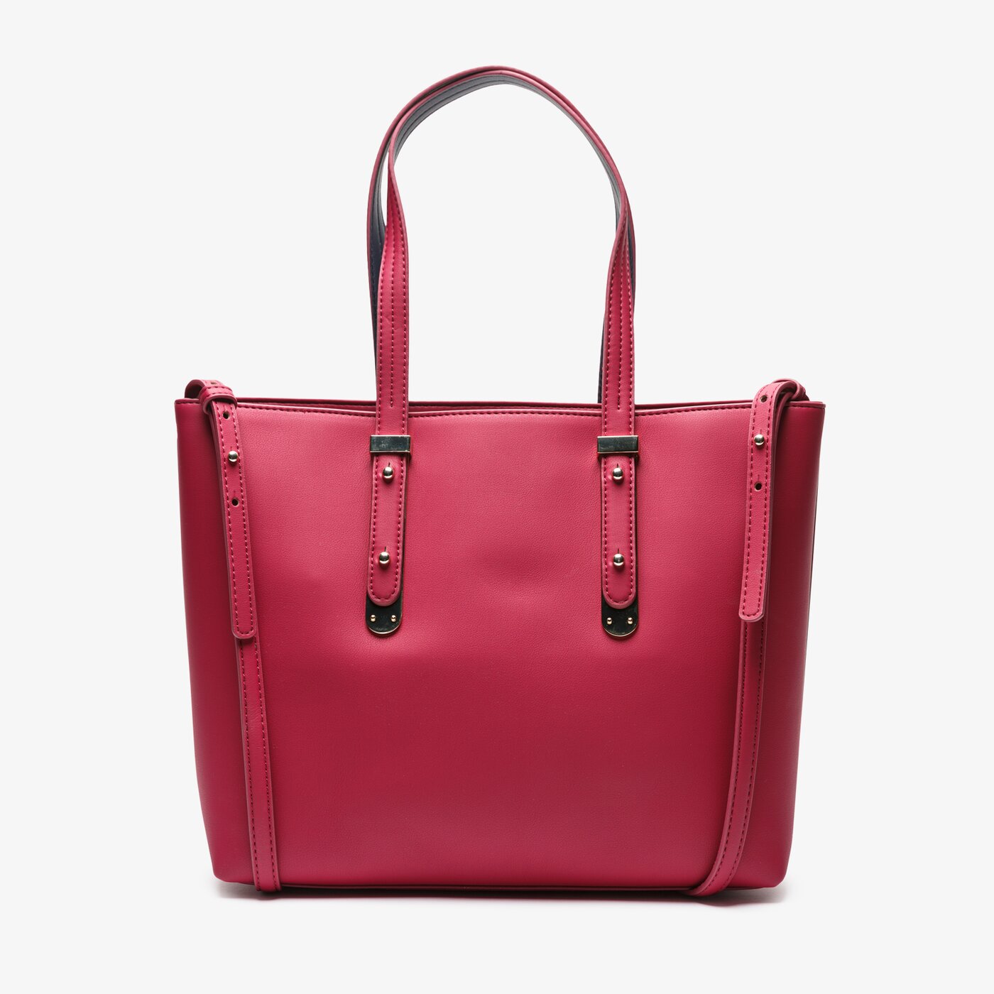 Damska torebka TOMMY HILFIGER TOREBKA MODERN HARDWARE MED TOTE aw0aw06918529 kolor bordowy