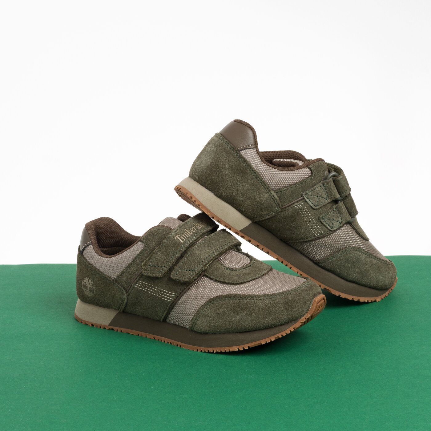 Dziecięce sneakersy (buty) TIMBERLAND CITY SCAMPER OX tb0a1v2ba581 kolor khaki