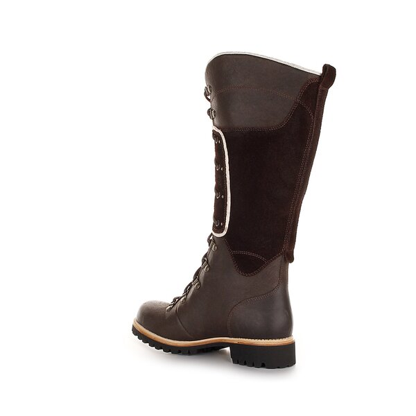 Damskie buty outdoor (trekkingowe) TIMBERLAND EK GREYLOCK TALL WP BOOT 1621r kolor brązowy
